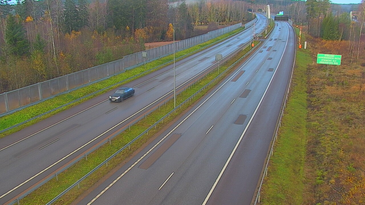 Kelikamerat Kuva Tie 7 Pyhtää Markkinamäki, puomi, itä, Pyhtää, Kymenlaakso