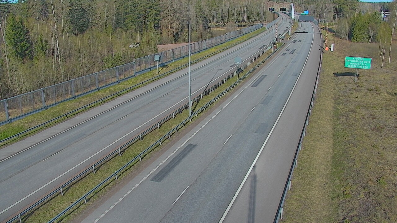 Kelikamerat Kuva Tie 7 Pyhtää Markkinamäki, puomi, itä, Pyhtää, Kymenlaakso