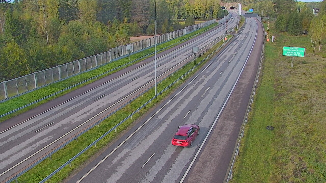 Kelikamerat Kuva Tie 7 Pyhtää Markkinamäki, puomi, itä, Pyhtää, Kymenlaakso