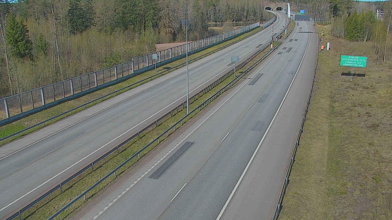 Kelikamerat Kuva Tie 7 Pyhtää Markkinamäki, puomi, itä, Pyhtää, Kymenlaakso