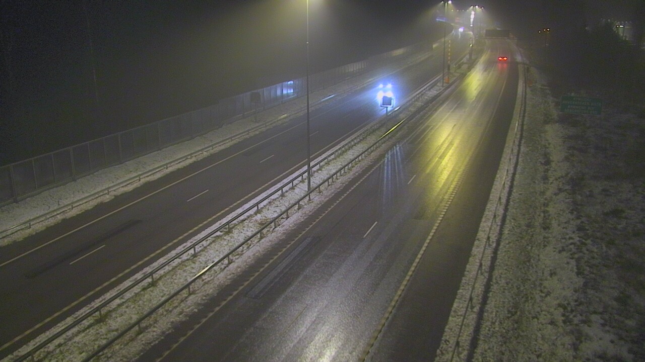 Weather Camera Image Väg 7 Pyttis Marnadsbacken , bom, öst, Pyhtää, Kymenlaakso