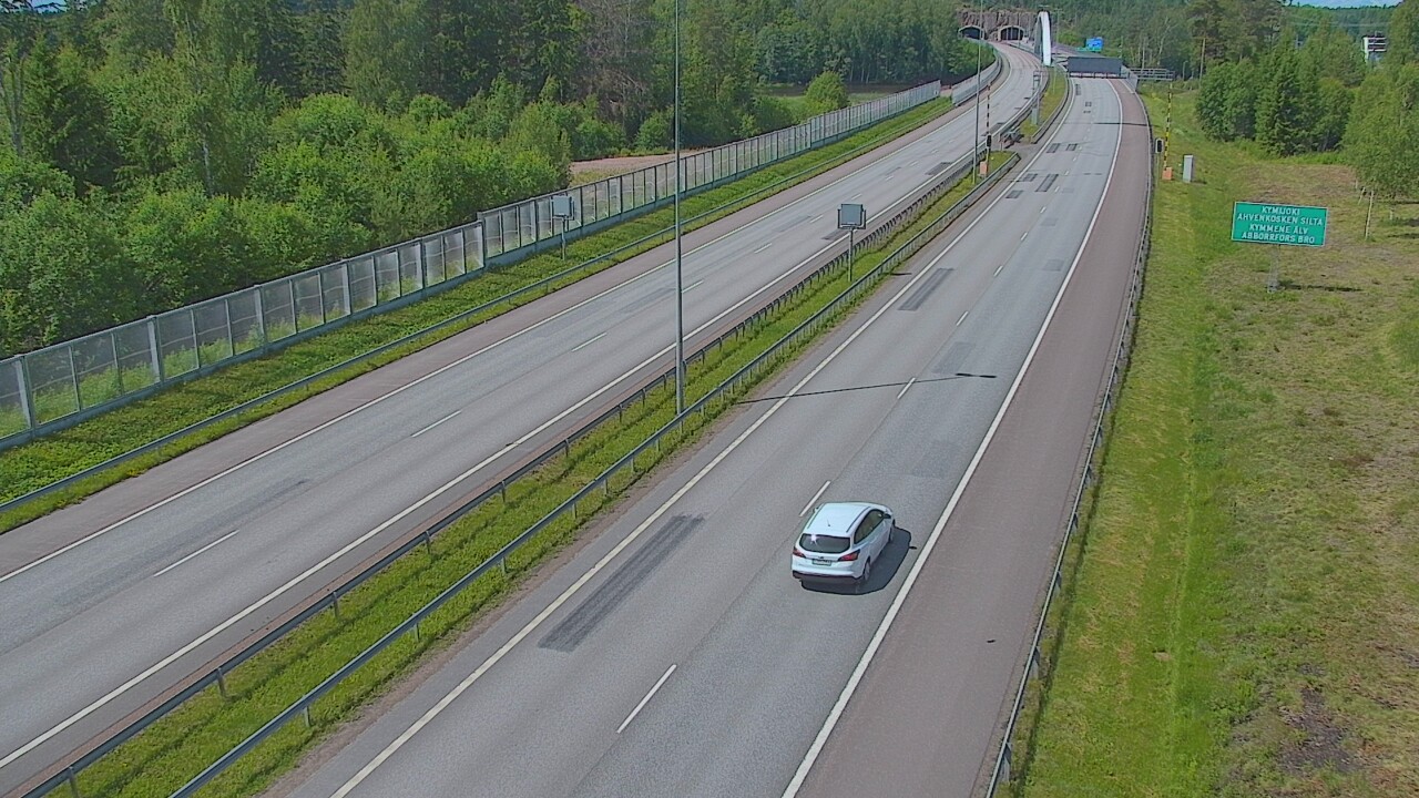 Kelikamerat Kuva Tie 7 Pyhtää Markkinamäki, puomi, itä, Pyhtää, Kymenlaakso