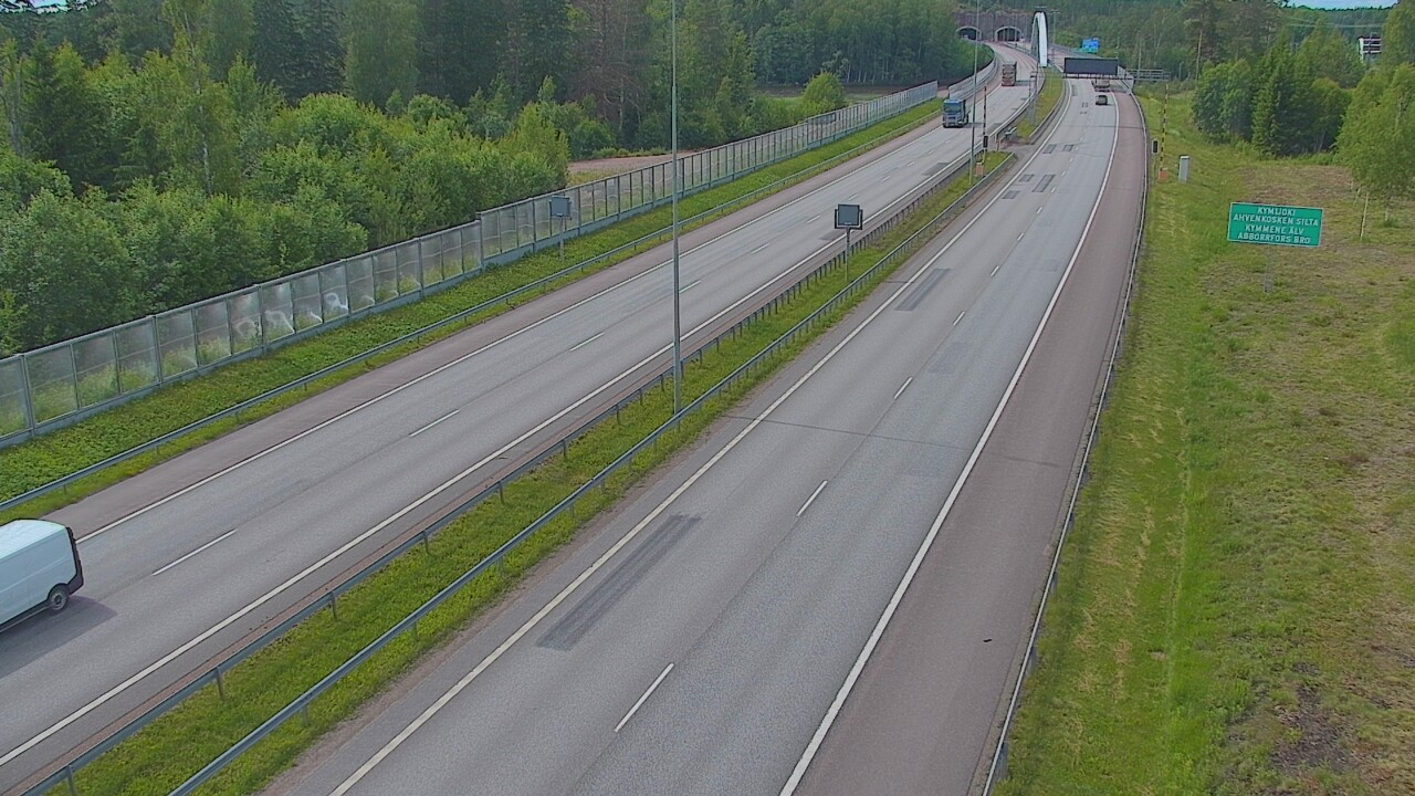 Kelikamerat Kuva Tie 7 Pyhtää Markkinamäki, puomi, itä, Pyhtää, Kymenlaakso