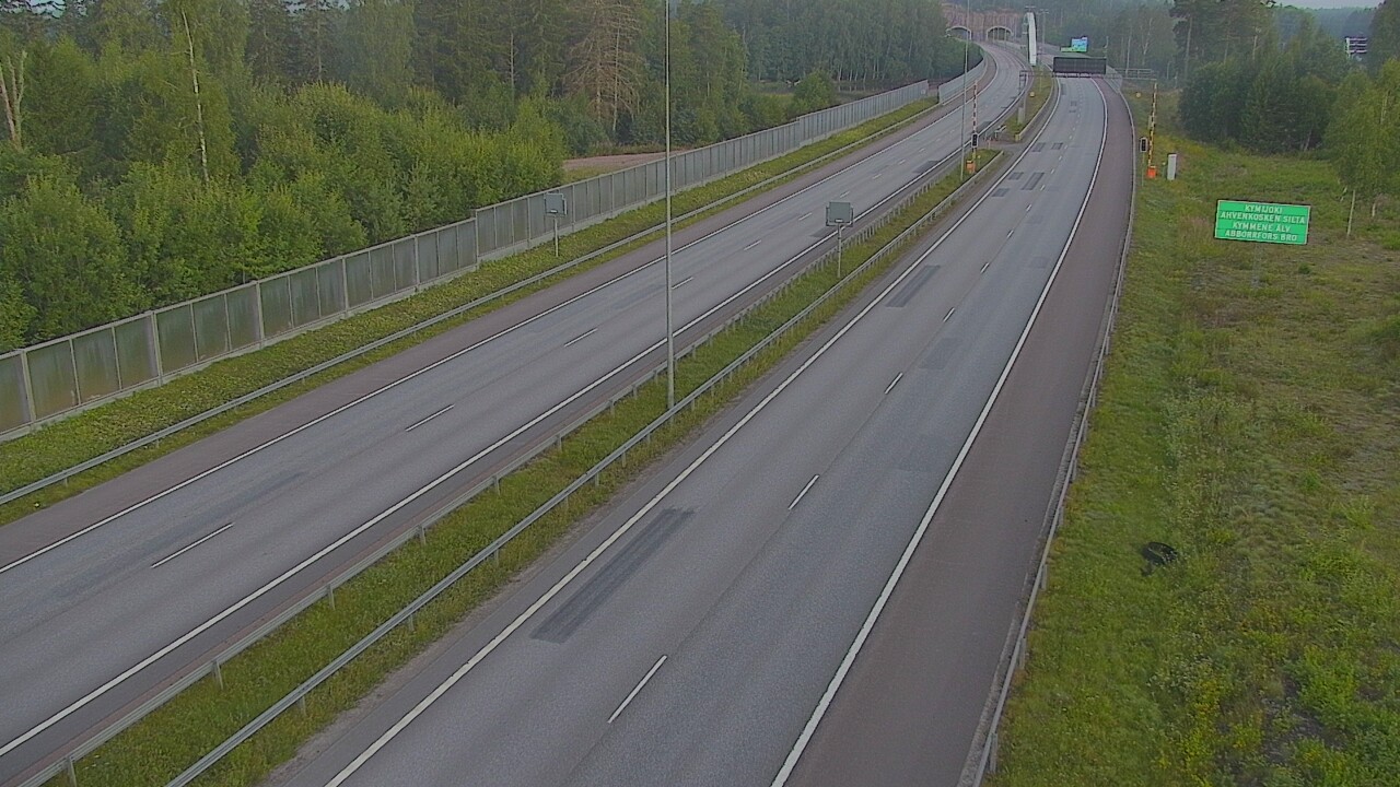 Kelikamerat Kuva Tie 7 Pyhtää Markkinamäki, puomi, itä, Pyhtää, Kymenlaakso