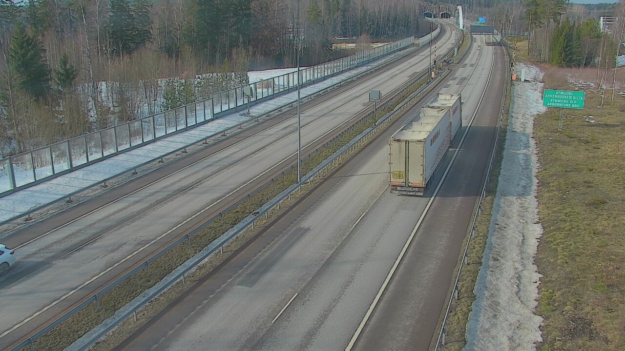 Kelikamerat Kuva Tie 7 Pyhtää Markkinamäki, puomi, itä, Pyhtää, Kymenlaakso