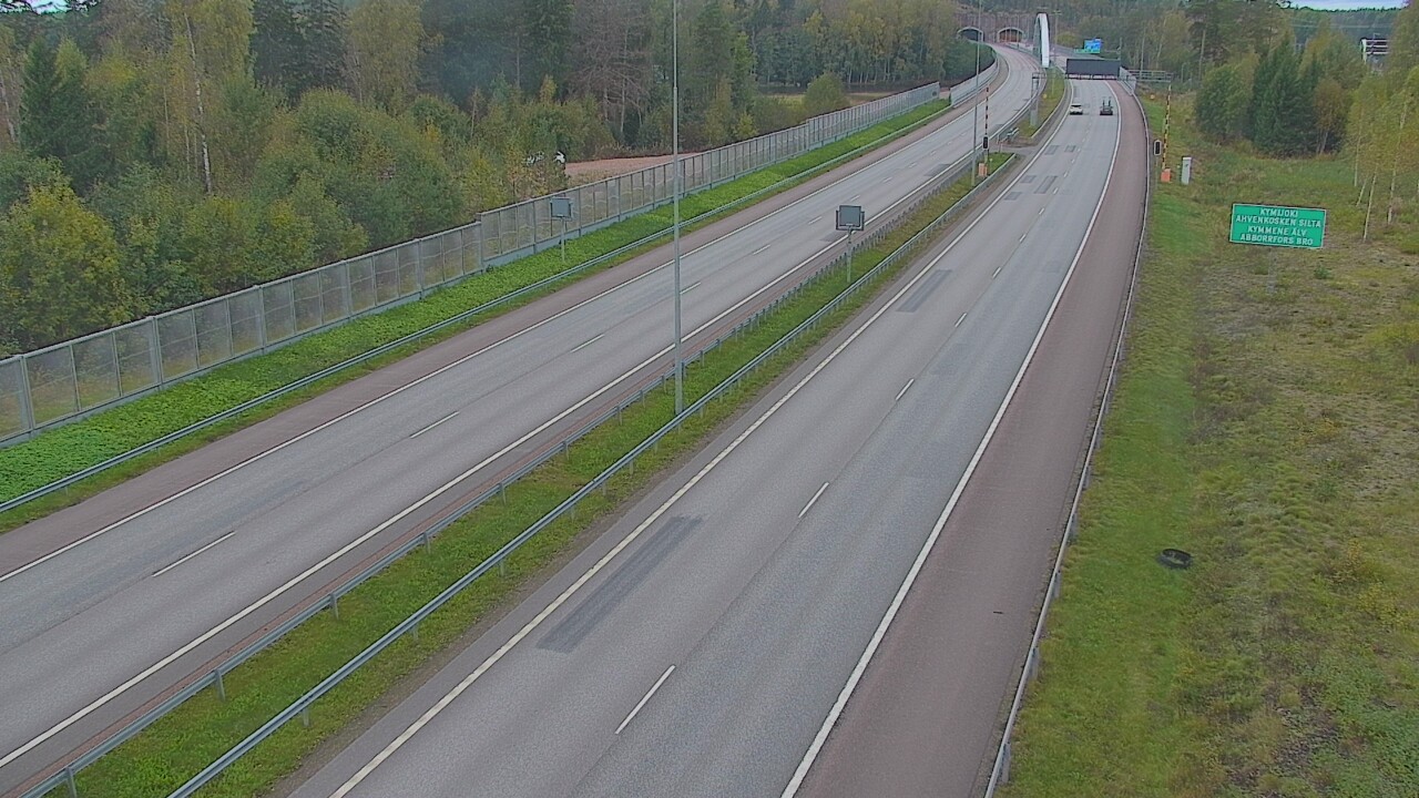 Kelikamerat Kuva Tie 7 Pyhtää Markkinamäki, puomi, itä, Pyhtää, Kymenlaakso