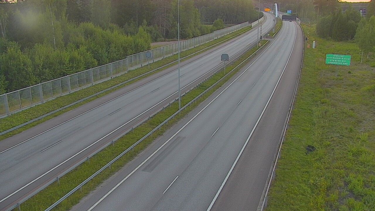 Kelikamerat Kuva Tie 7 Pyhtää Markkinamäki, puomi, itä, Pyhtää, Kymenlaakso