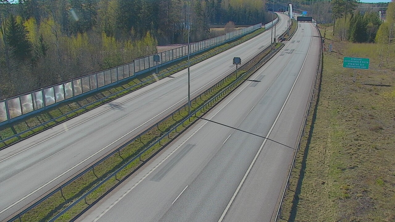 Kelikamerat Kuva Tie 7 Pyhtää Markkinamäki, puomi, itä, Pyhtää, Kymenlaakso