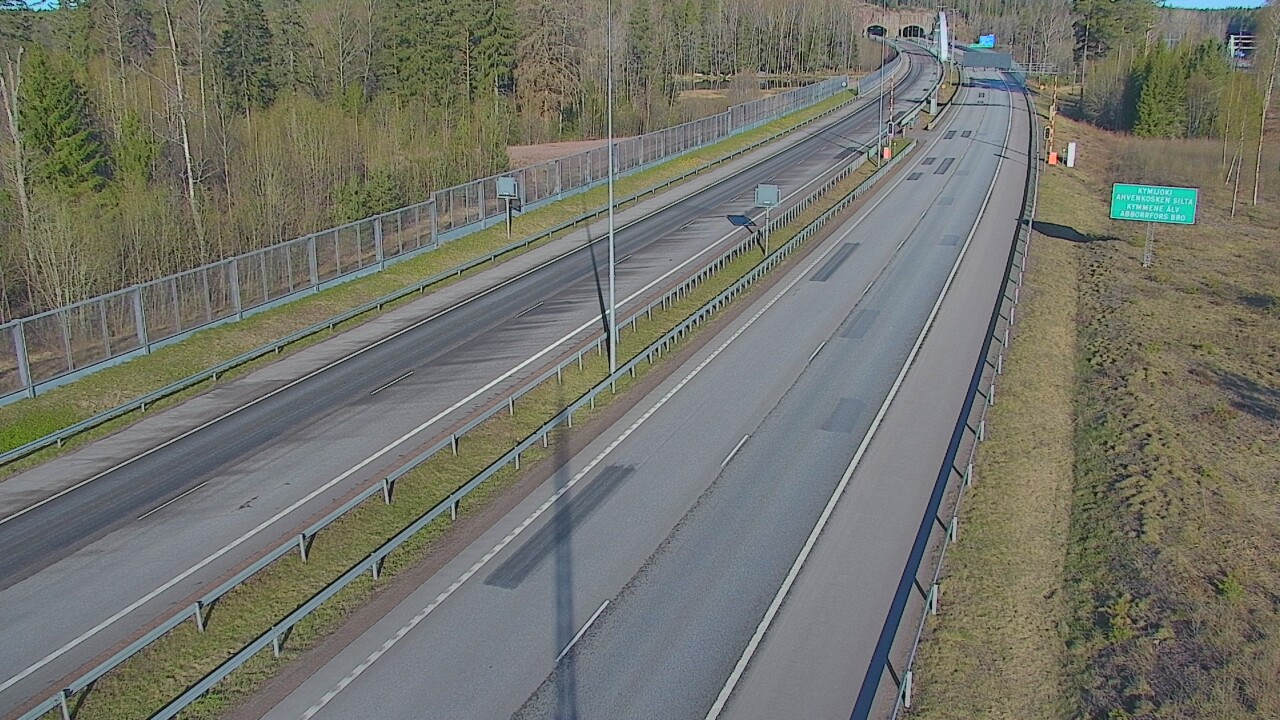 Kelikamerat Kuva Tie 7 Pyhtää Markkinamäki, puomi, itä, Pyhtää, Kymenlaakso