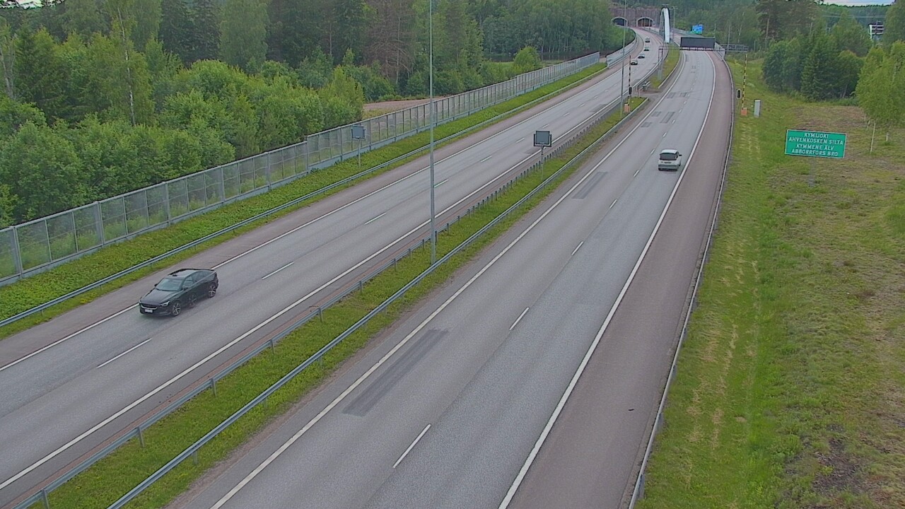 Kelikamerat Kuva Tie 7 Pyhtää Markkinamäki, puomi, itä, Pyhtää, Kymenlaakso