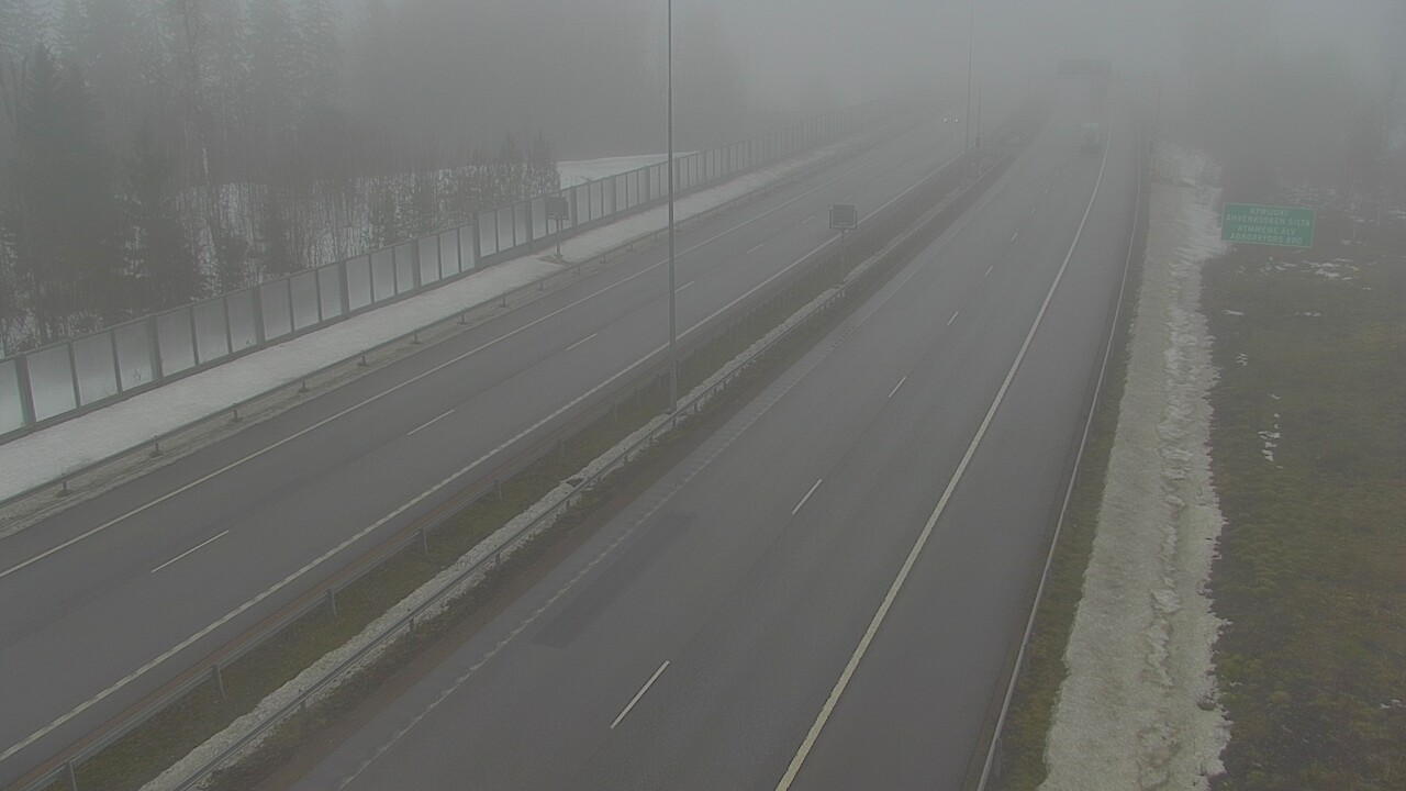 Kelikamerat Kuva Tie 7 Pyhtää Markkinamäki, puomi, itä, Pyhtää, Kymenlaakso