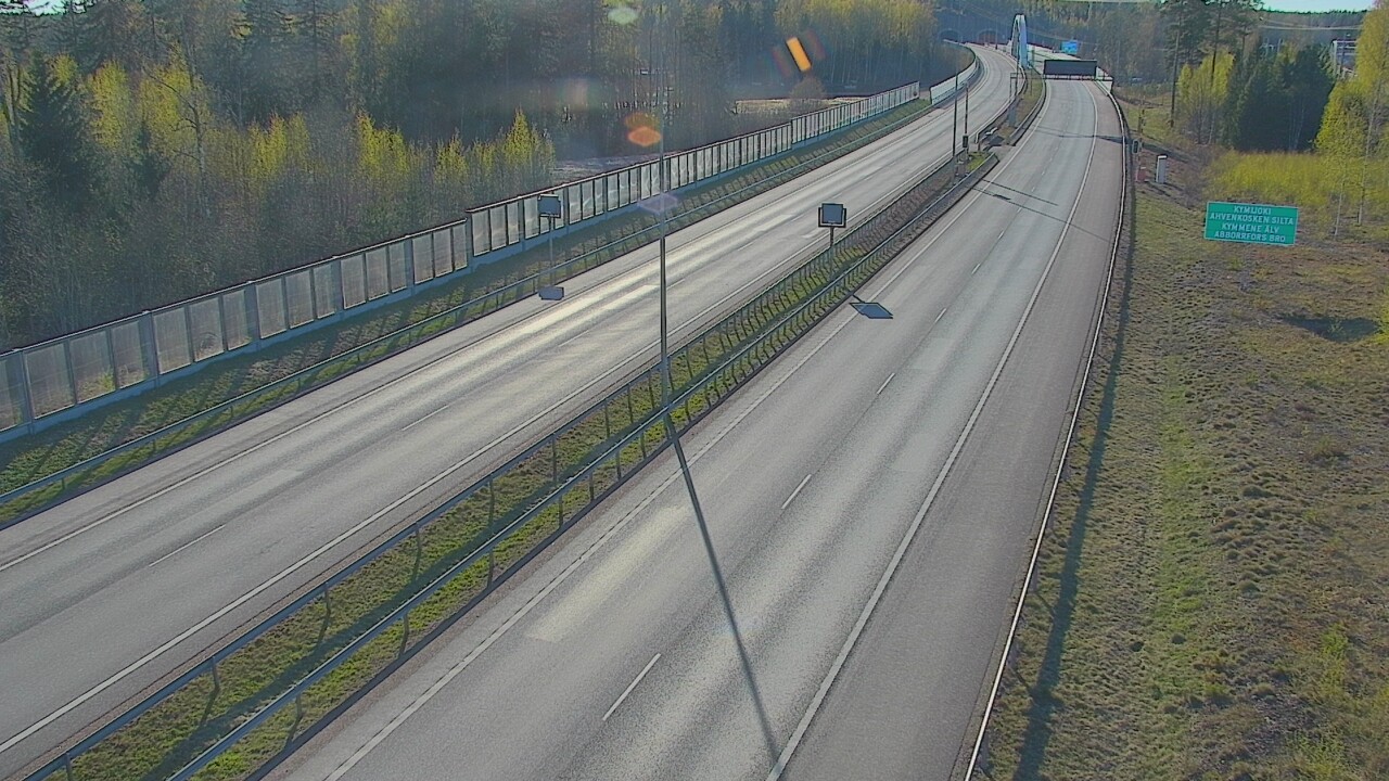 Kelikamerat Kuva Tie 7 Pyhtää Markkinamäki, puomi, itä, Pyhtää, Kymenlaakso