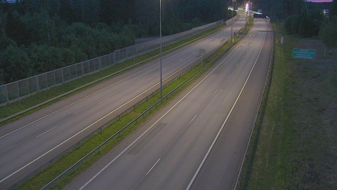 Kelikamerat Kuva Tie 7 Pyhtää Markkinamäki, puomi, itä, Pyhtää, Kymenlaakso