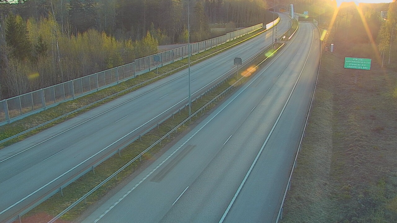 Kelikamerat Kuva Tie 7 Pyhtää Markkinamäki, puomi, itä, Pyhtää, Kymenlaakso