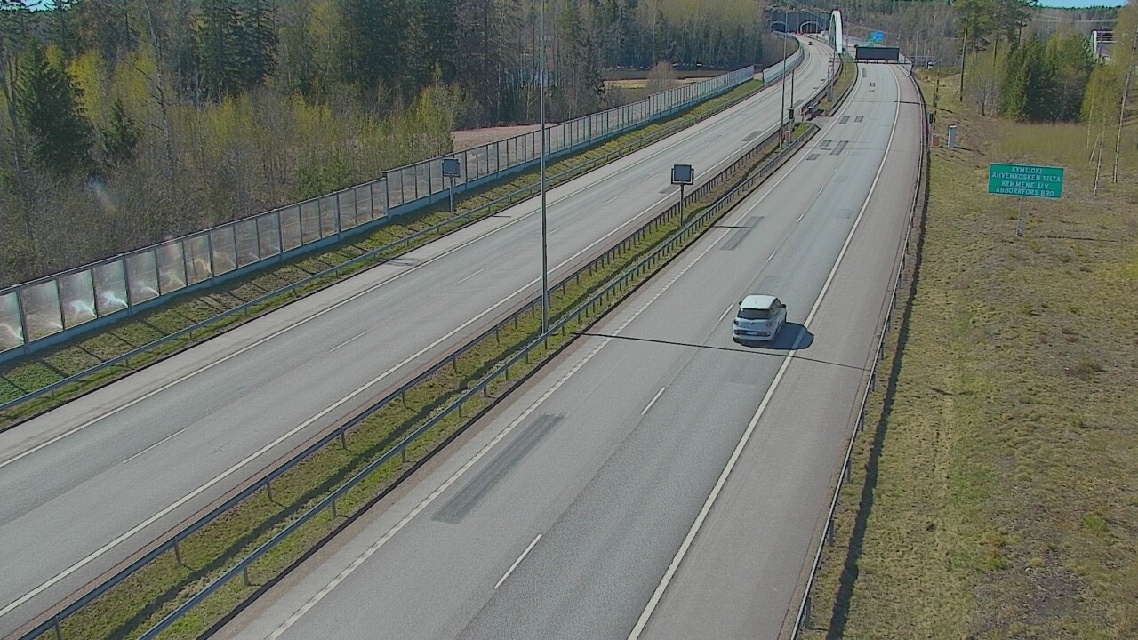 Kelikamerat Kuva Tie 7 Pyhtää Markkinamäki, puomi, itä, Pyhtää, Kymenlaakso