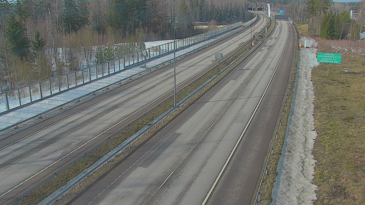 Kelikamerat Kuva Tie 7 Pyhtää Markkinamäki, puomi, itä, Pyhtää, Kymenlaakso