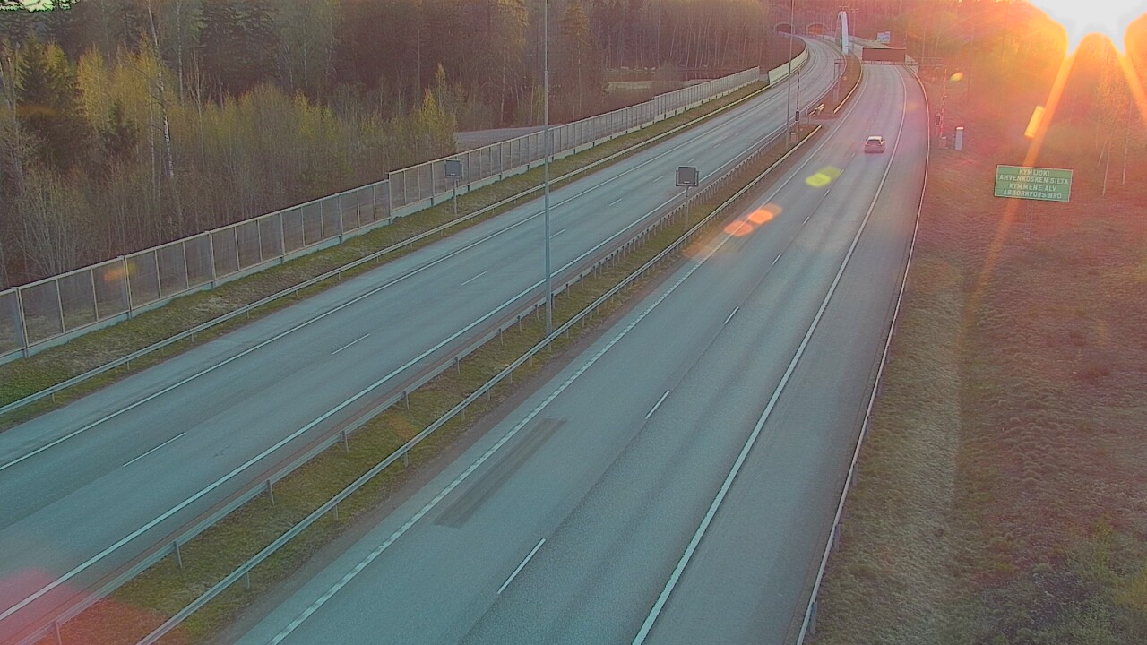 Kelikamerat Kuva Tie 7 Pyhtää Markkinamäki, puomi, itä, Pyhtää, Kymenlaakso