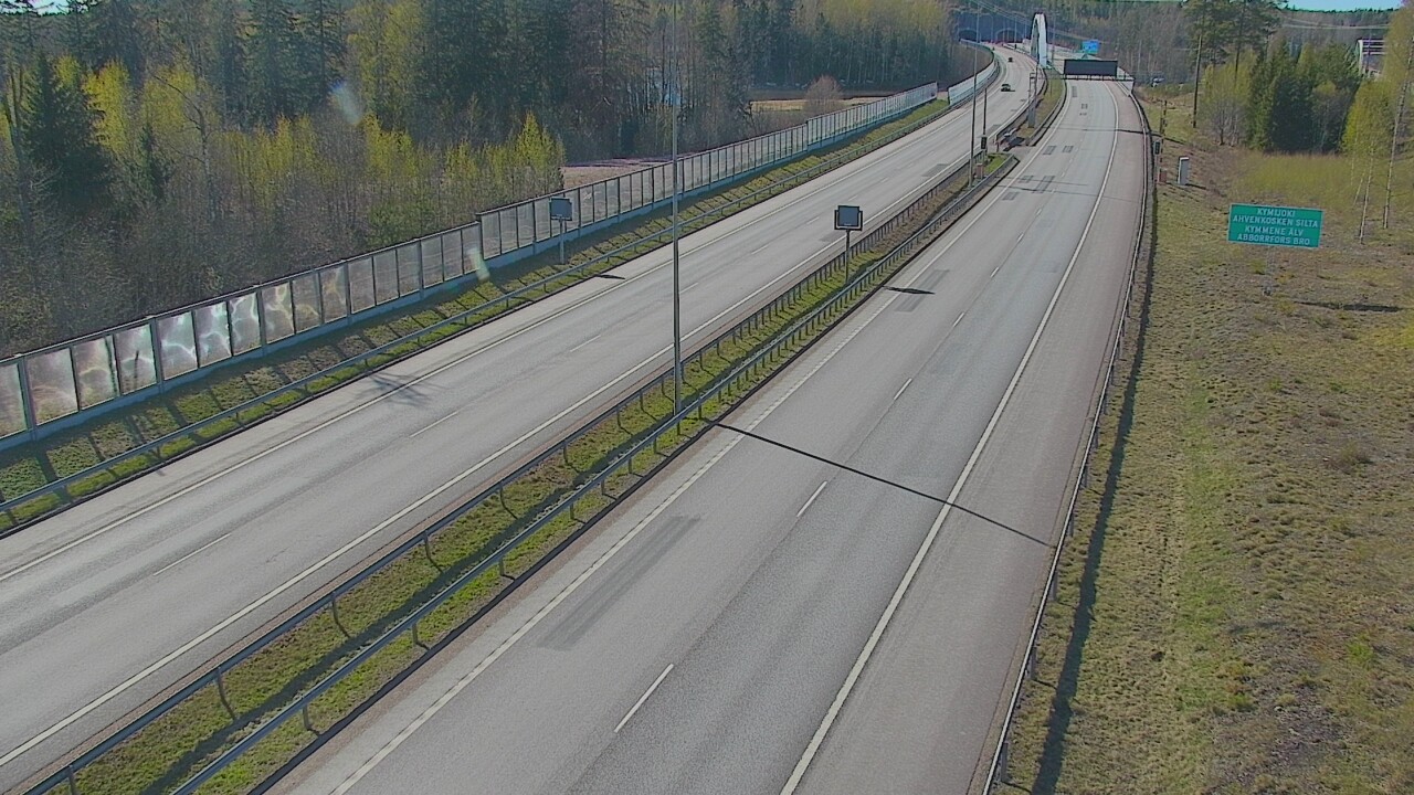Kelikamerat Kuva Tie 7 Pyhtää Markkinamäki, puomi, itä, Pyhtää, Kymenlaakso
