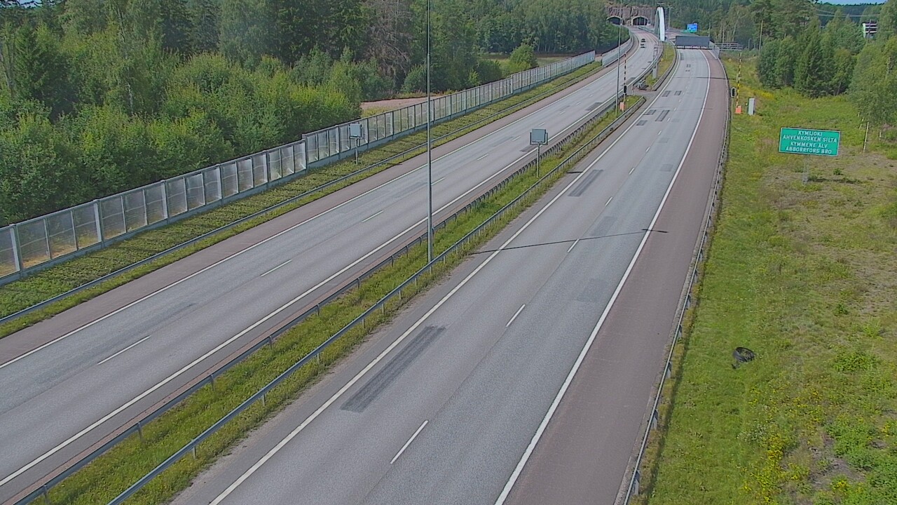 Kelikamerat Kuva Tie 7 Pyhtää Markkinamäki, puomi, itä, Pyhtää, Kymenlaakso