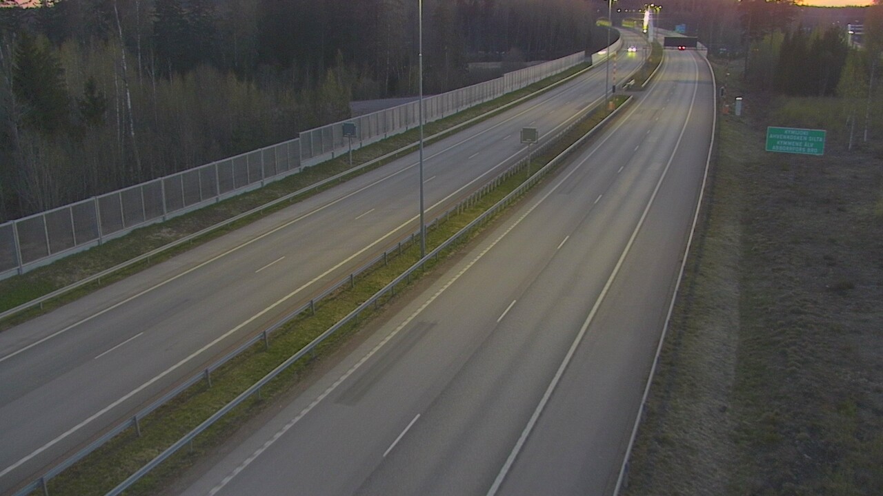 Kelikamerat Kuva Tie 7 Pyhtää Markkinamäki, puomi, itä, Pyhtää, Kymenlaakso