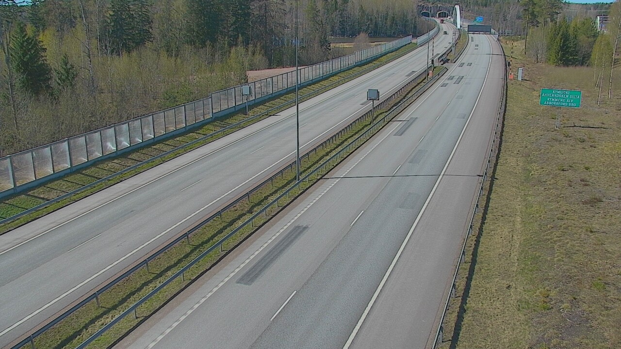 Kelikamerat Kuva Tie 7 Pyhtää Markkinamäki, puomi, itä, Pyhtää, Kymenlaakso