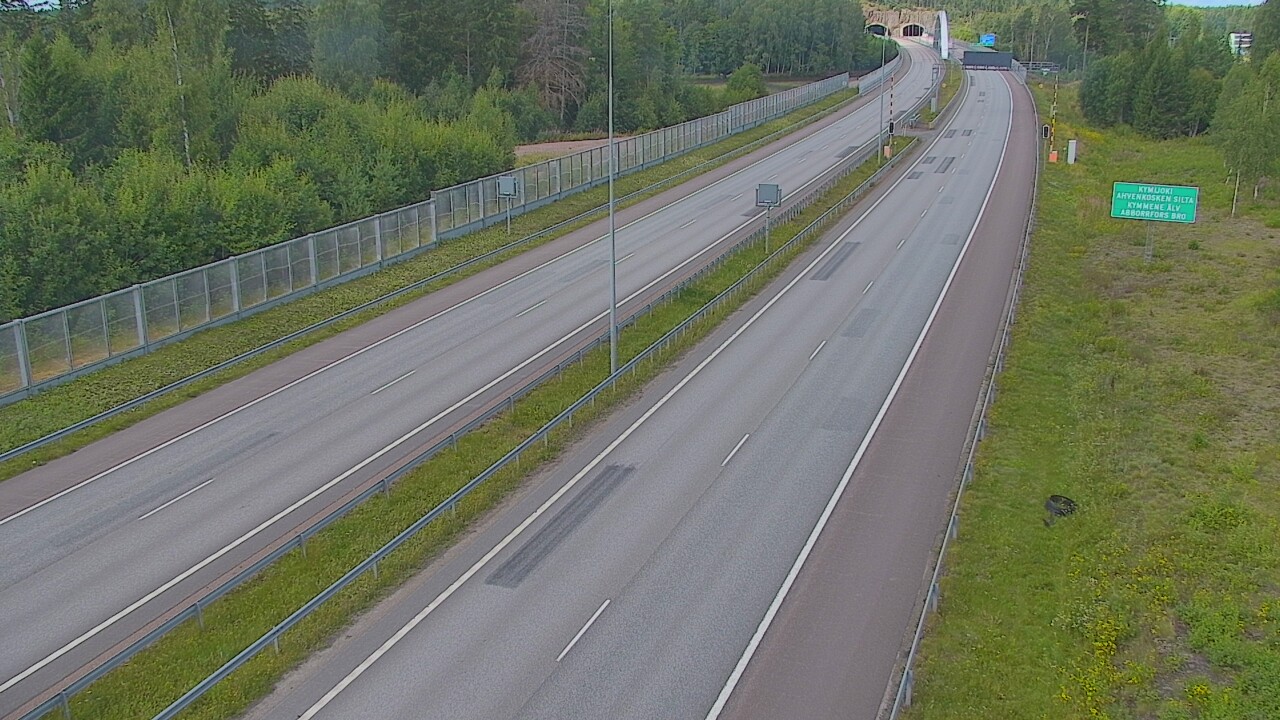 Kelikamerat Kuva Tie 7 Pyhtää Markkinamäki, puomi, itä, Pyhtää, Kymenlaakso