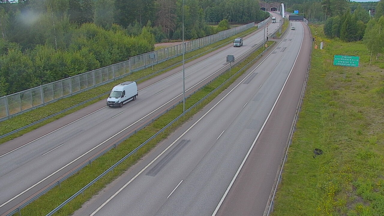 Kelikamerat Kuva Tie 7 Pyhtää Markkinamäki, puomi, itä, Pyhtää, Kymenlaakso