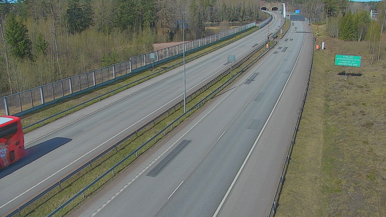 Kelikamerat Kuva Tie 7 Pyhtää Markkinamäki, puomi, itä, Pyhtää, Kymenlaakso