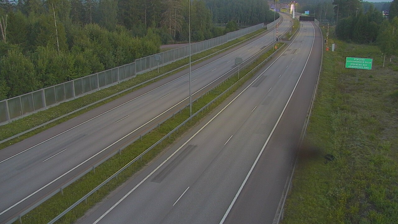 Kelikamerat Kuva Tie 7 Pyhtää Markkinamäki, puomi, itä, Pyhtää, Kymenlaakso