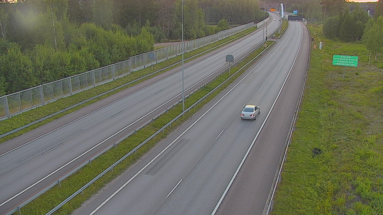 Kelikamerat Kuva Tie 7 Pyhtää Markkinamäki, puomi, itä, Pyhtää, Kymenlaakso