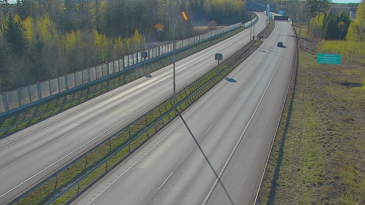 Kelikamerat Kuva Tie 7 Pyhtää Markkinamäki, puomi, itä, Pyhtää, Kymenlaakso