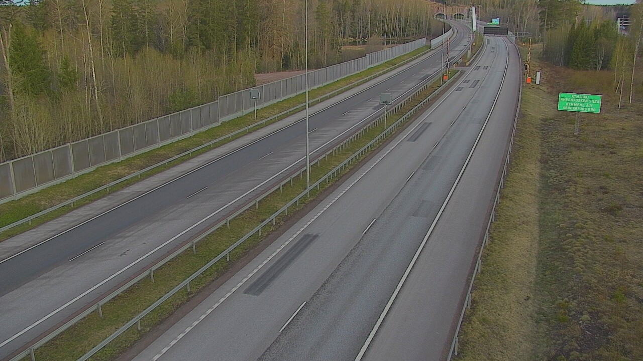 Kelikamerat Kuva Tie 7 Pyhtää Markkinamäki, puomi, itä, Pyhtää, Kymenlaakso