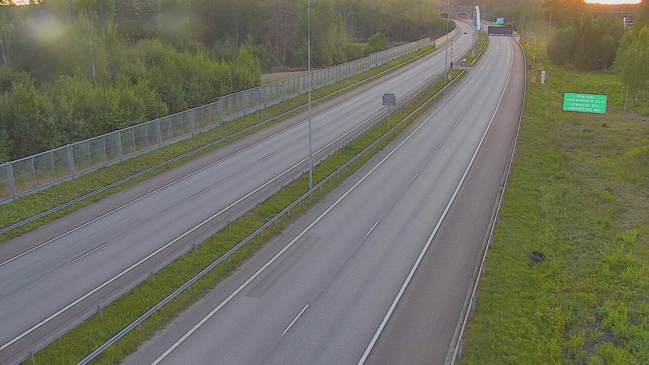 Kelikamerat Kuva Tie 7 Pyhtää Markkinamäki, puomi, itä, Pyhtää, Kymenlaakso