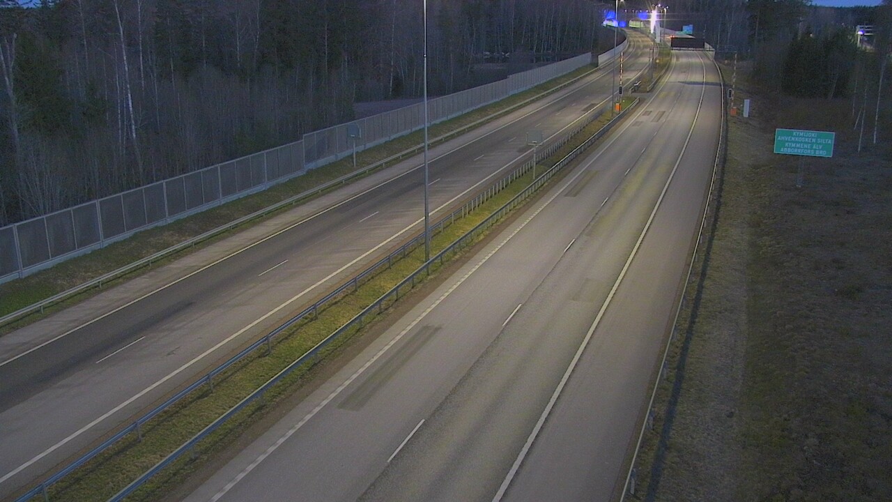 Kelikamerat Kuva Tie 7 Pyhtää Markkinamäki, puomi, itä, Pyhtää, Kymenlaakso