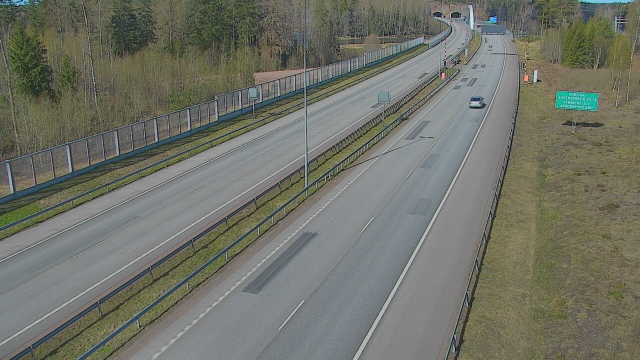 Kelikamerat Kuva Tie 7 Pyhtää Markkinamäki, puomi, itä, Pyhtää, Kymenlaakso