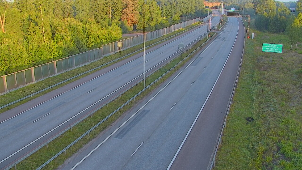 Kelikamerat Kuva Tie 7 Pyhtää Markkinamäki, puomi, itä, Pyhtää, Kymenlaakso