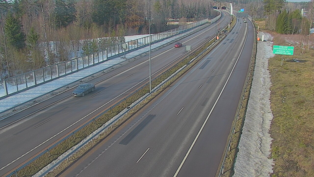 Kelikamerat Kuva Tie 7 Pyhtää Markkinamäki, puomi, itä, Pyhtää, Kymenlaakso