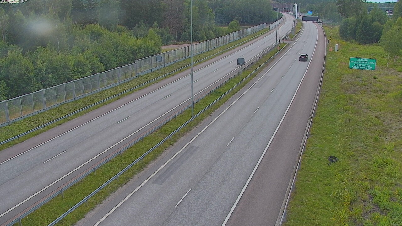 Kelikamerat Kuva Tie 7 Pyhtää Markkinamäki, puomi, itä, Pyhtää, Kymenlaakso