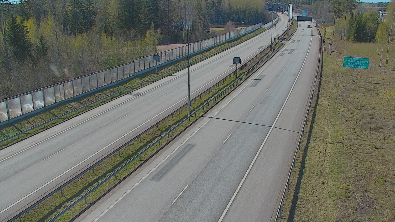 Kelikamerat Kuva Tie 7 Pyhtää Markkinamäki, puomi, itä, Pyhtää, Kymenlaakso