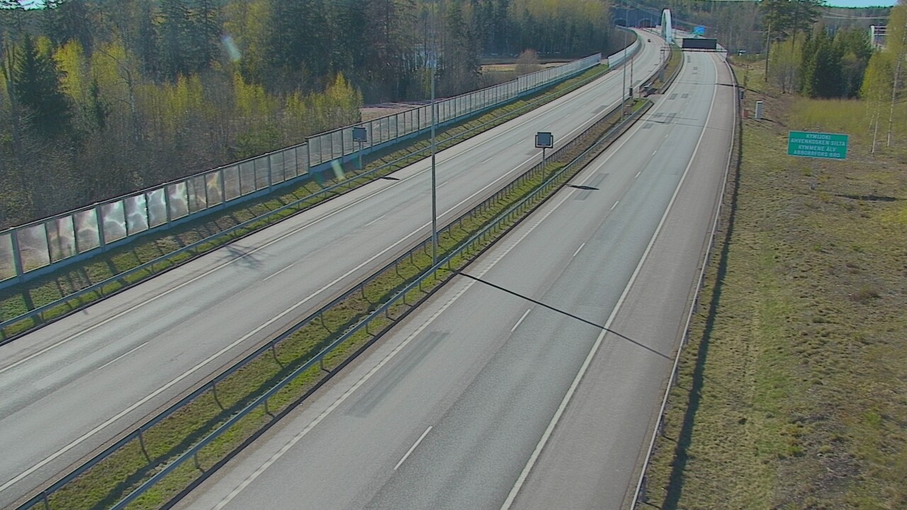 Kelikamerat Kuva Tie 7 Pyhtää Markkinamäki, puomi, itä, Pyhtää, Kymenlaakso