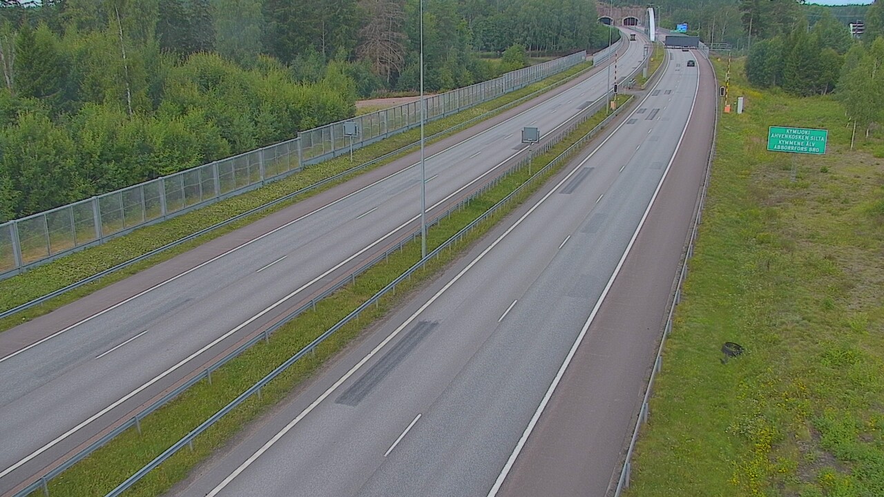 Kelikamerat Kuva Tie 7 Pyhtää Markkinamäki, puomi, itä, Pyhtää, Kymenlaakso
