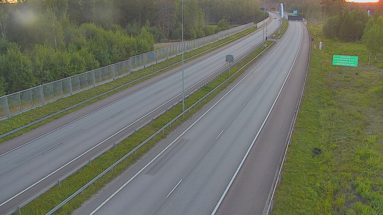 Kelikamerat Kuva Tie 7 Pyhtää Markkinamäki, puomi, itä, Pyhtää, Kymenlaakso