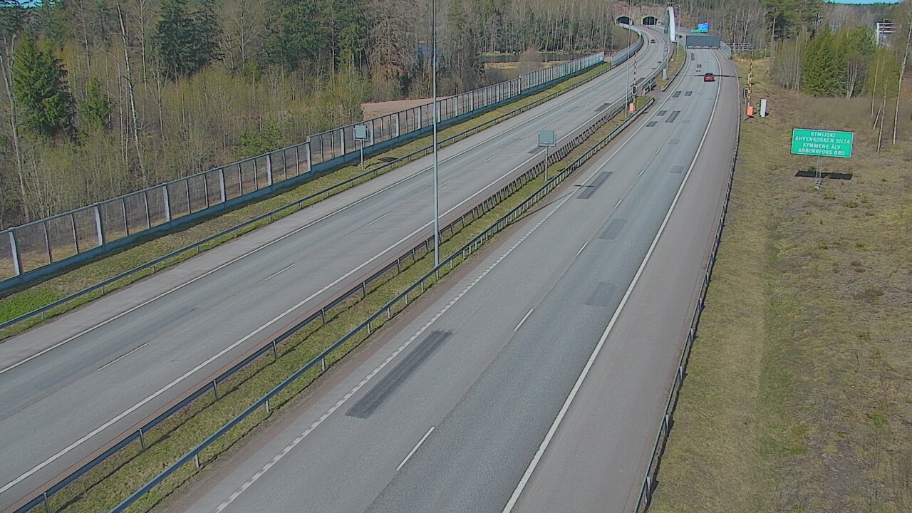 Kelikamerat Kuva Tie 7 Pyhtää Markkinamäki, puomi, itä, Pyhtää, Kymenlaakso