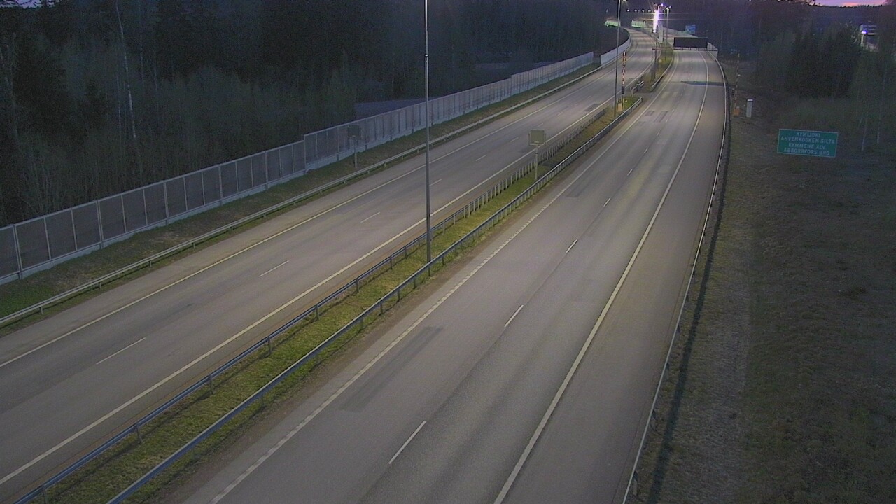 Kelikamerat Kuva Tie 7 Pyhtää Markkinamäki, puomi, itä, Pyhtää, Kymenlaakso