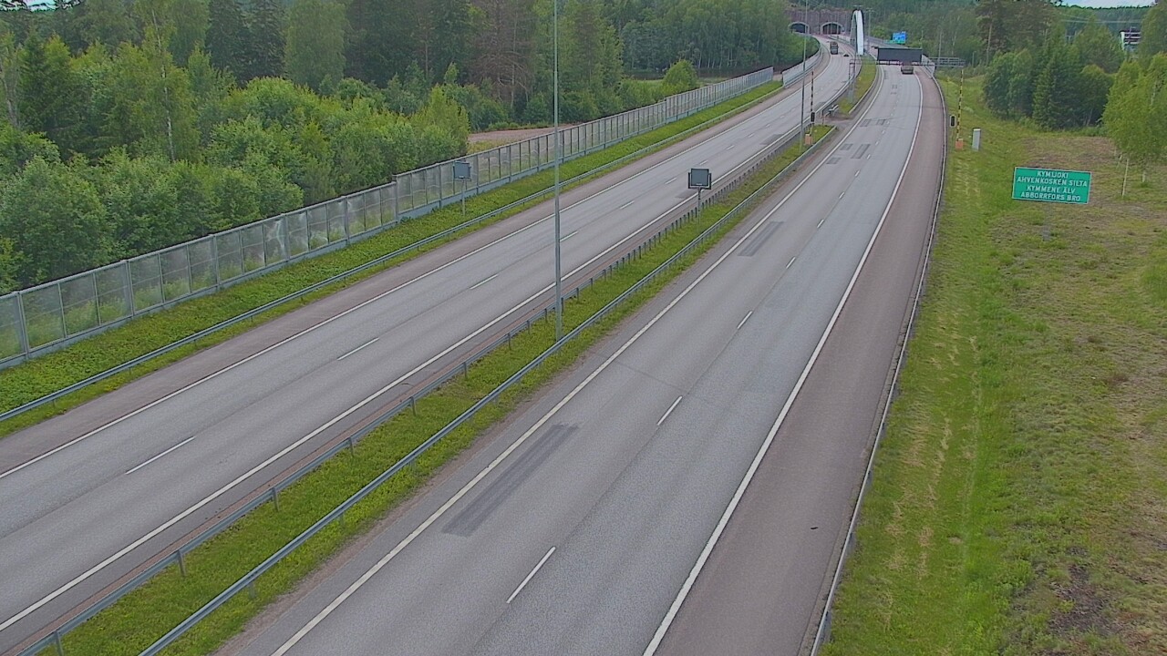 Kelikamerat Kuva Tie 7 Pyhtää Markkinamäki, puomi, itä, Pyhtää, Kymenlaakso