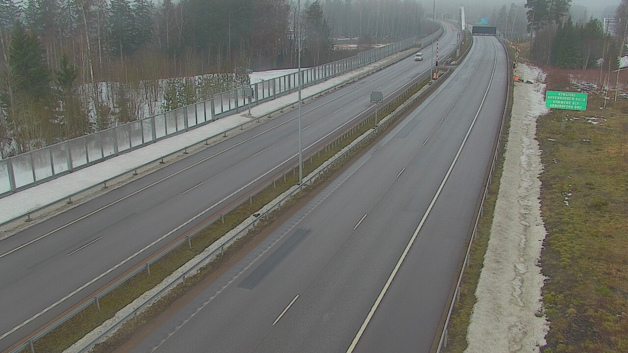 Kelikamerat Kuva Tie 7 Pyhtää Markkinamäki, puomi, itä, Pyhtää, Kymenlaakso