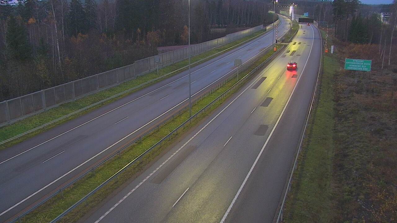 Kelikamerat Kuva Tie 7 Pyhtää Markkinamäki, puomi, itä, Pyhtää, Kymenlaakso