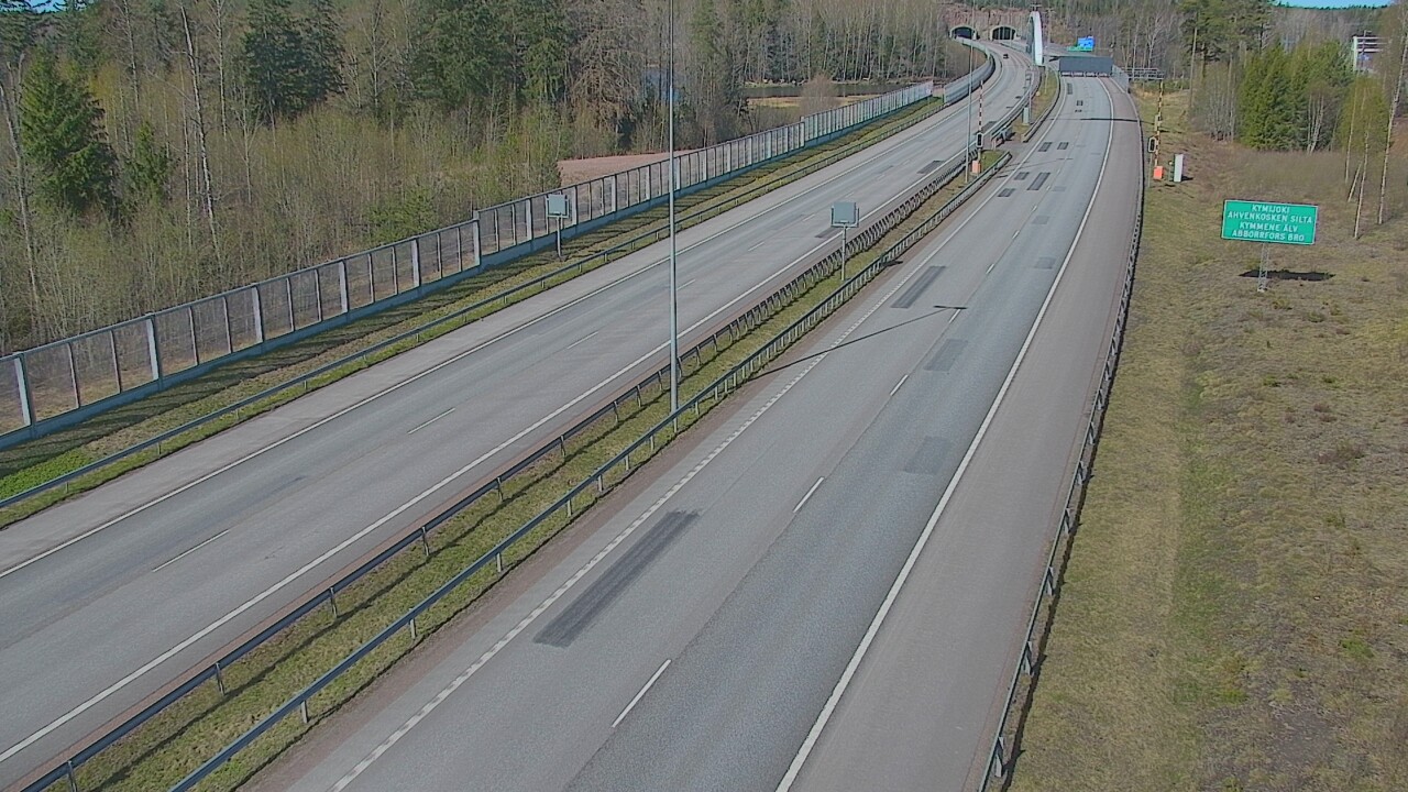 Kelikamerat Kuva Tie 7 Pyhtää Markkinamäki, puomi, itä, Pyhtää, Kymenlaakso