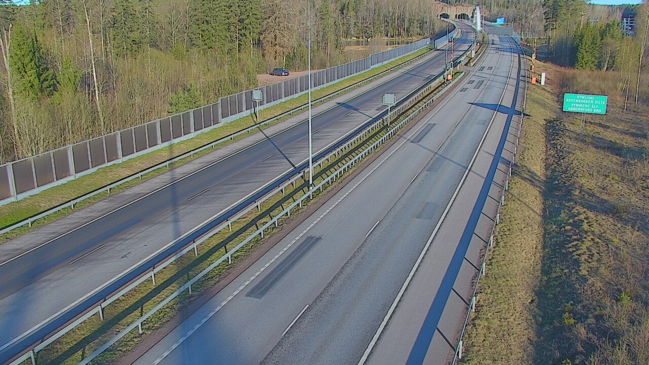 Kelikamerat Kuva Tie 7 Pyhtää Markkinamäki, puomi, itä, Pyhtää, Kymenlaakso