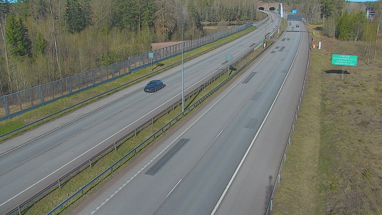 Kelikamerat Kuva Tie 7 Pyhtää Markkinamäki, puomi, itä, Pyhtää, Kymenlaakso